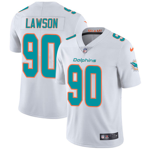 Nike Miami Dolphins #90 Shaq Lawson White Youth Stitched NFL Vapor Untouchable Limited Jersey